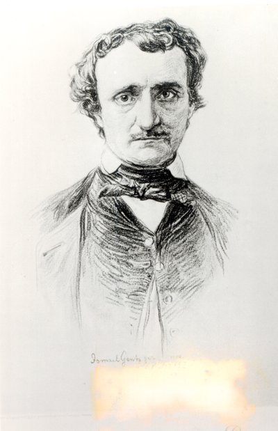 Edgar Allan Poe (1809-49) 1907 by Ismael Gentz